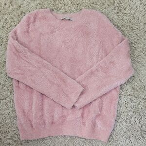 LOFT Soft Pink Crew Neck Sweater
